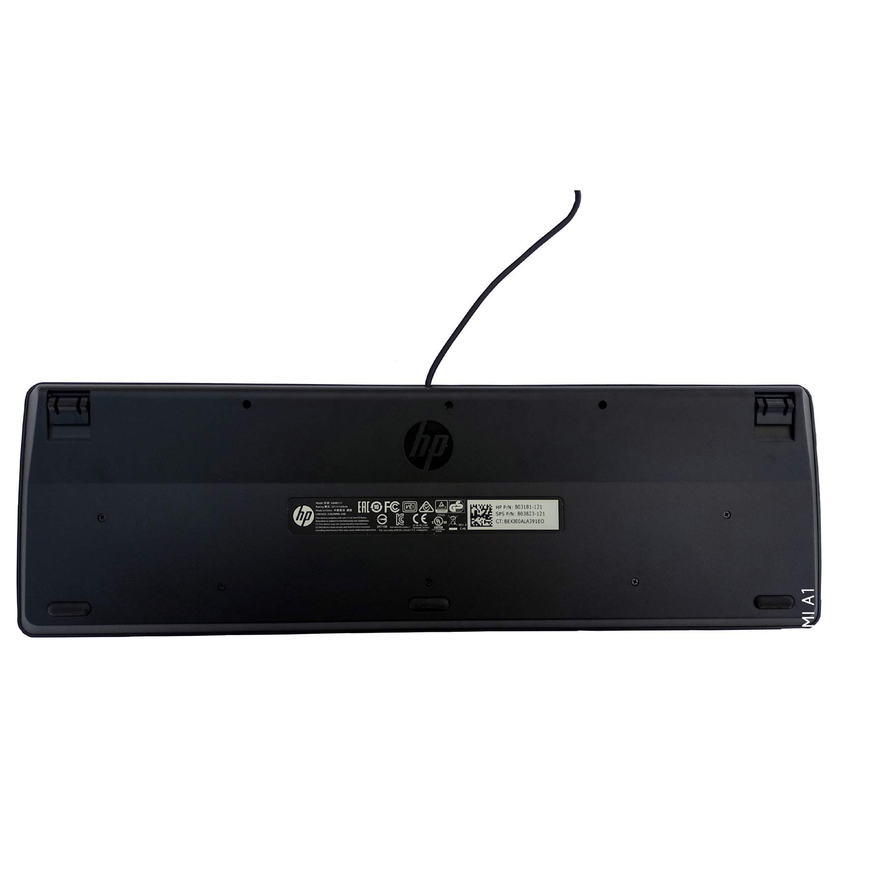 HP 803823-001 Business Black USB Slim Keyboard - Enhanced for Windows, Ideal for Office Work & Home Computing