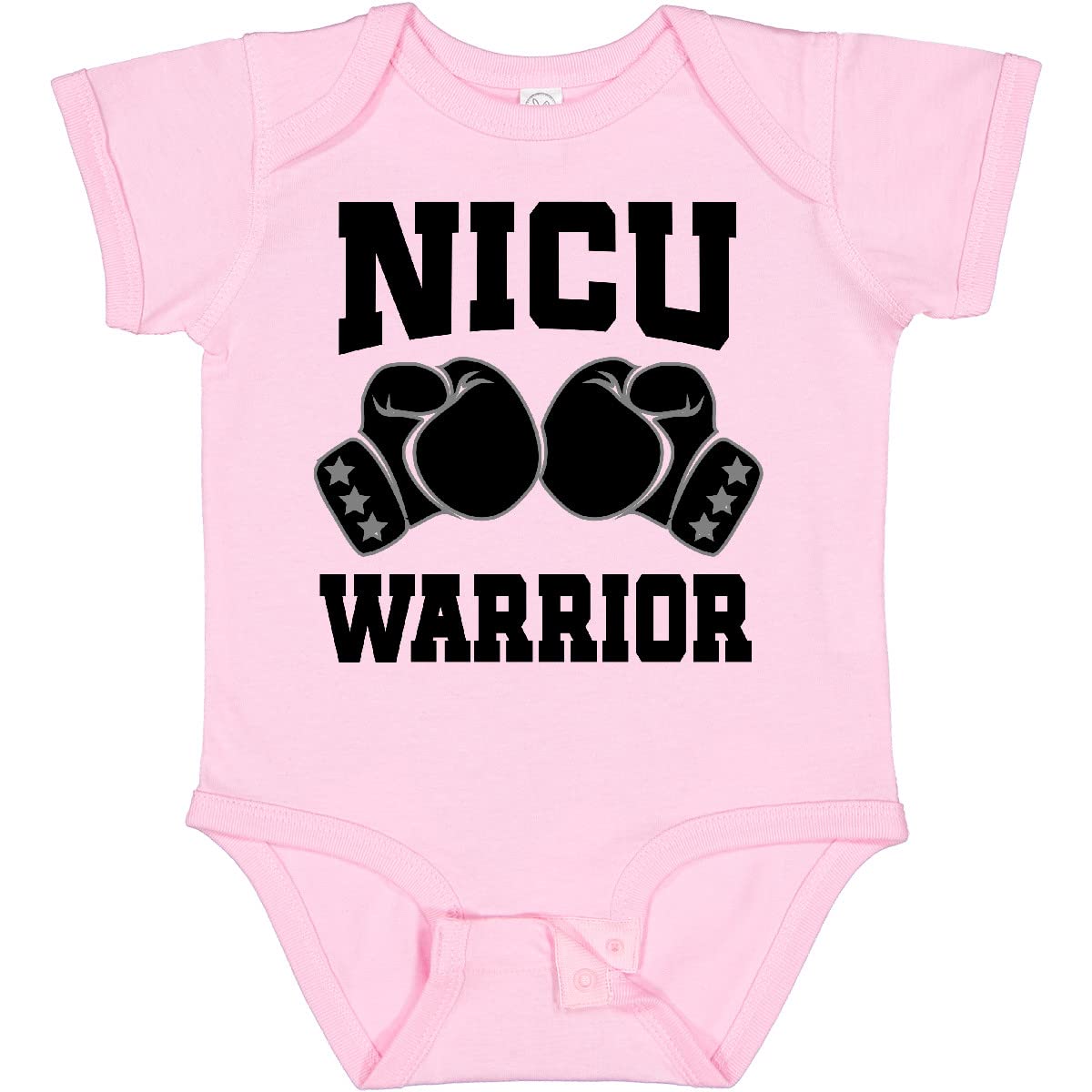 Inktastic NICU Warrior Baby Boy Bodysuit - Cute & Comfortable Newborn Onesie for Preemie & NICU Babies - Perfect for Hospital, Homecoming & Special Occasions