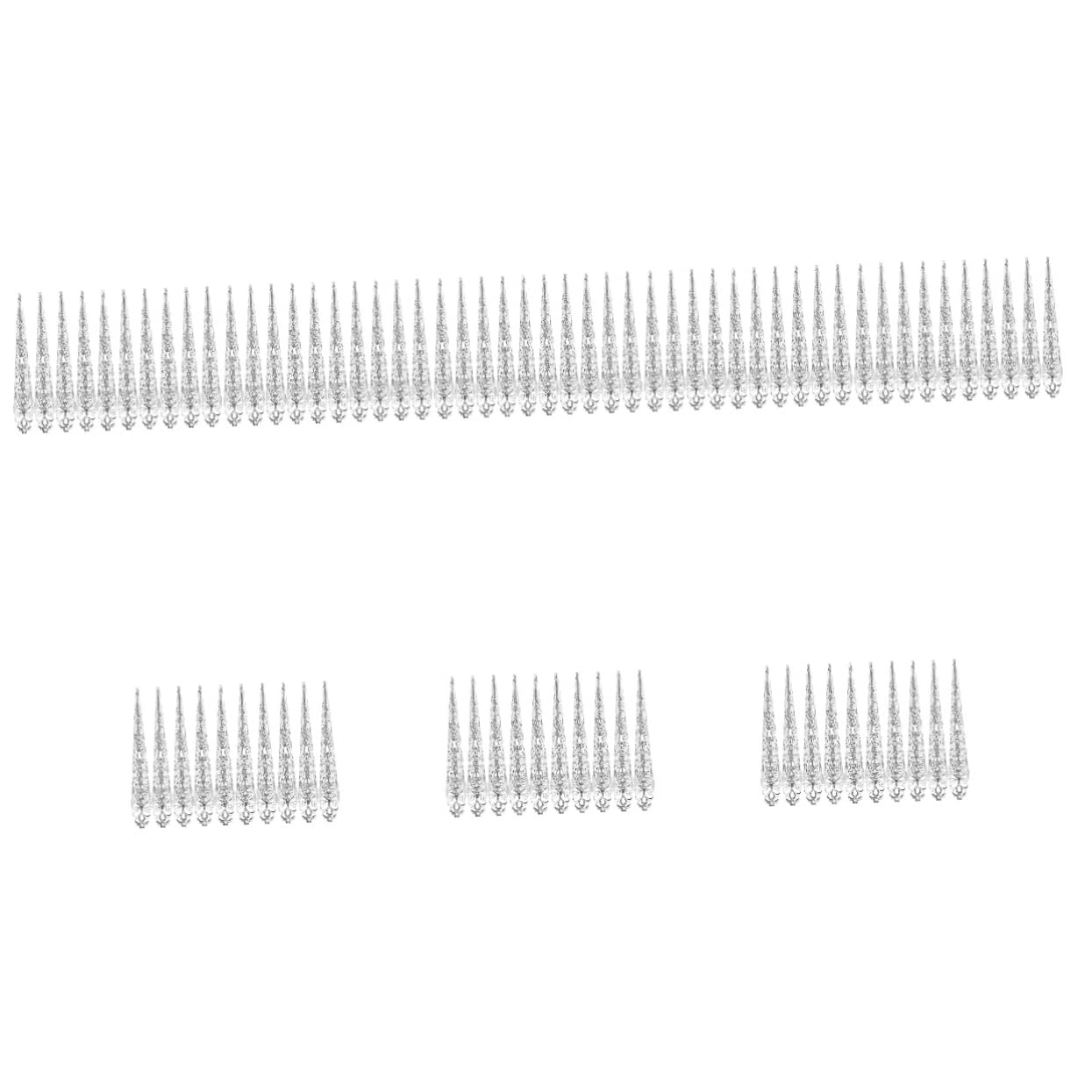 80 Pcs Witch Nail Set for Halloween Cosplay & Goth Jewelry - Perfect for Girls Prom & Costume Parties