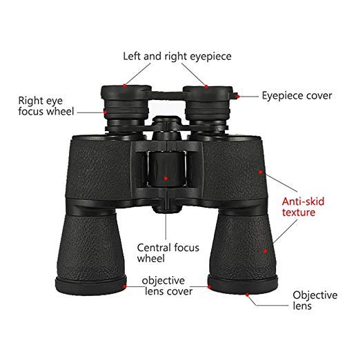 8X30 High Definition Night Vision Binoculars with Metal Coordinate Ranging - Waterproof & Shockproof for Outdoor Travel, Hiking, Hunting, Bird Watching | Includes Premium Leather Carrying Case