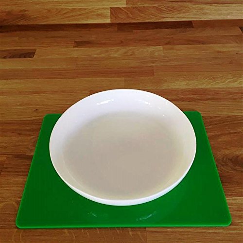 Bright Green Rectangular Placemat Set - Large Size (8 Pack) - Perfect for Dining Tables, Kitchen Countertops, and Party Decorations