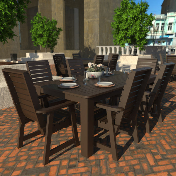 Glennville 7-Piece Dining Set - Modern Wooden Table & Chairs for Kitchen, Dining Room, Patio | Perfect for Family Meals & Entertaining Guests