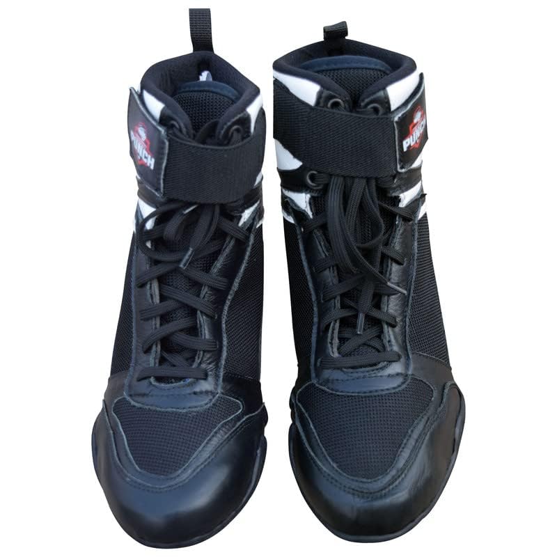Professional Boxing & Wrestling Shoes for Men, Women, Youth - Breathable Lightweight Training Shoes with Non-Slip Rubber Sole - Perfect for Boxing, MMA, Wrestling & Gym Workouts