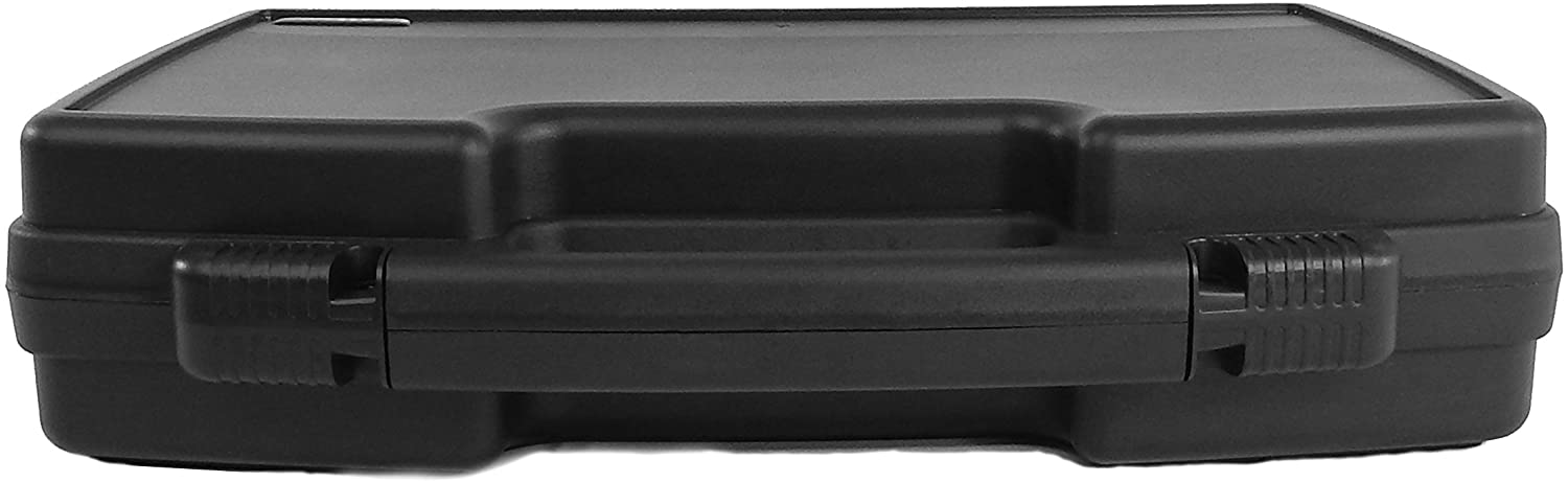 CASEMATIX Hard Shell Miniature Storage Travel Case - 30 Figurine Organizer with Protective Foam for Dungeons & Dragons, Warhammer 40K Miniatures | Perfect for Tabletop Gaming, Collectible Transport & Safe Storage