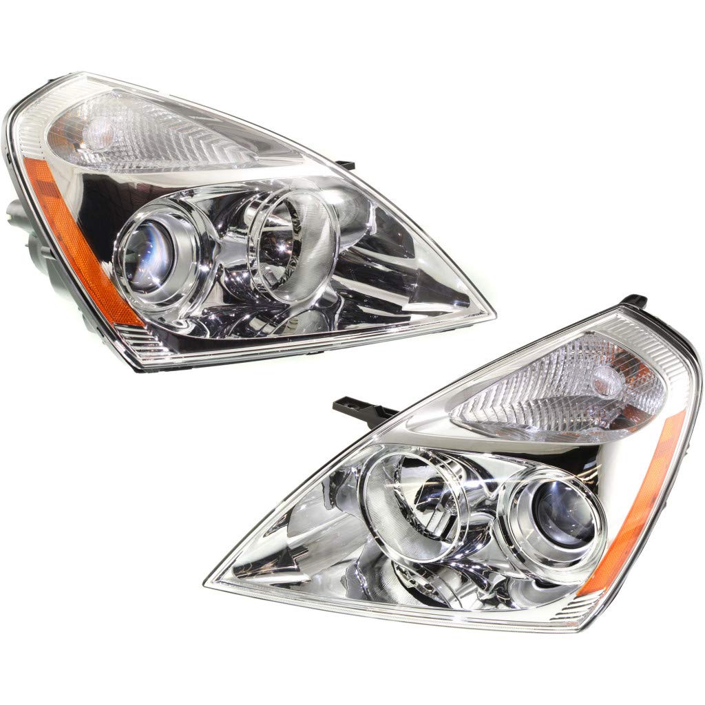 2006 KIA Sedona Headlight Replacement Bulbs - Driver & Passenger Side (KI2502120, KI2503120) | 92101 4D010, 92102 4D010 | Perfect for Night Driving & Road Safety