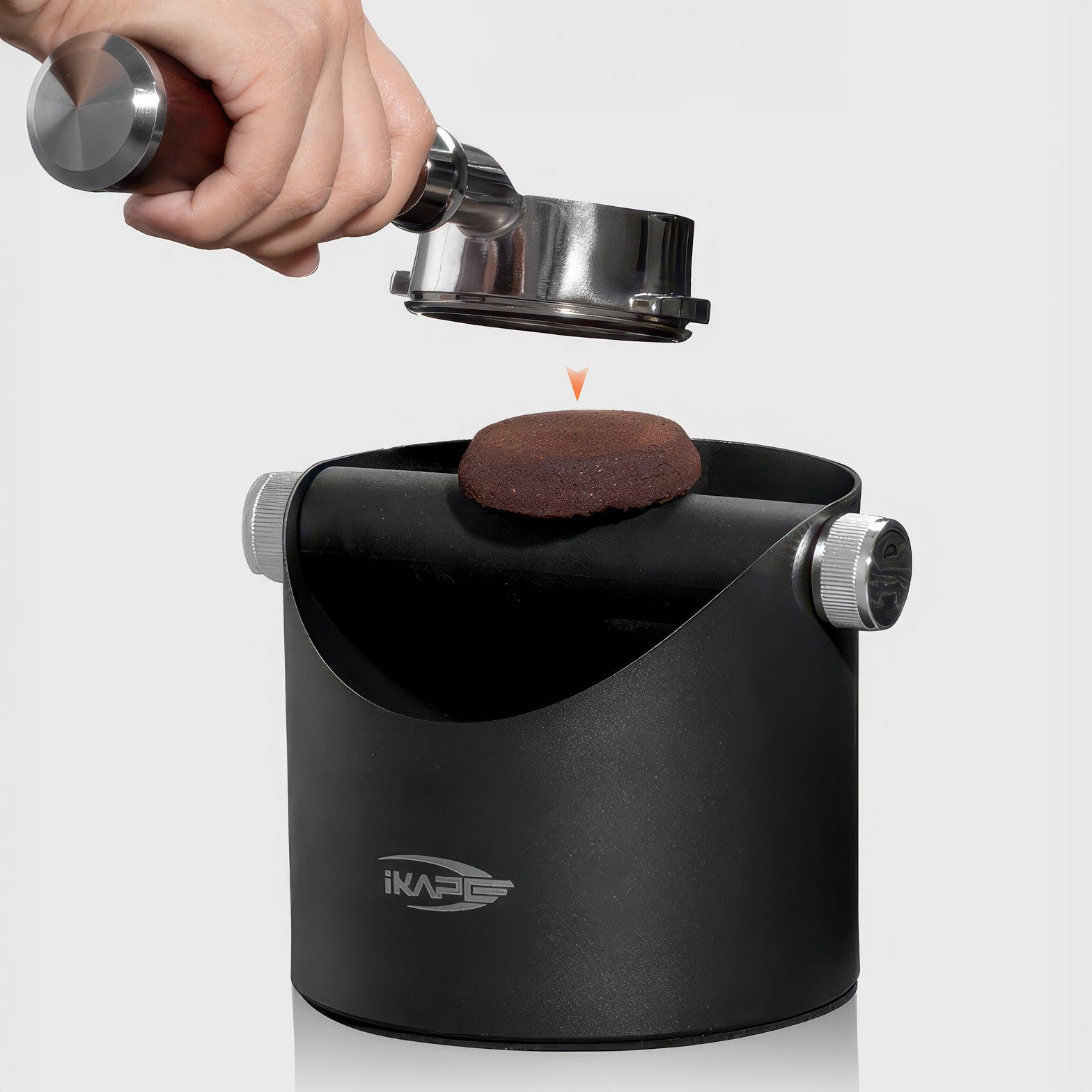 Professional Barista Knock Box for Espresso Grounds - Durable Coffee Waste Bin for Home & Commercial Use - Perfect for Espresso Machines & Coffee Stations