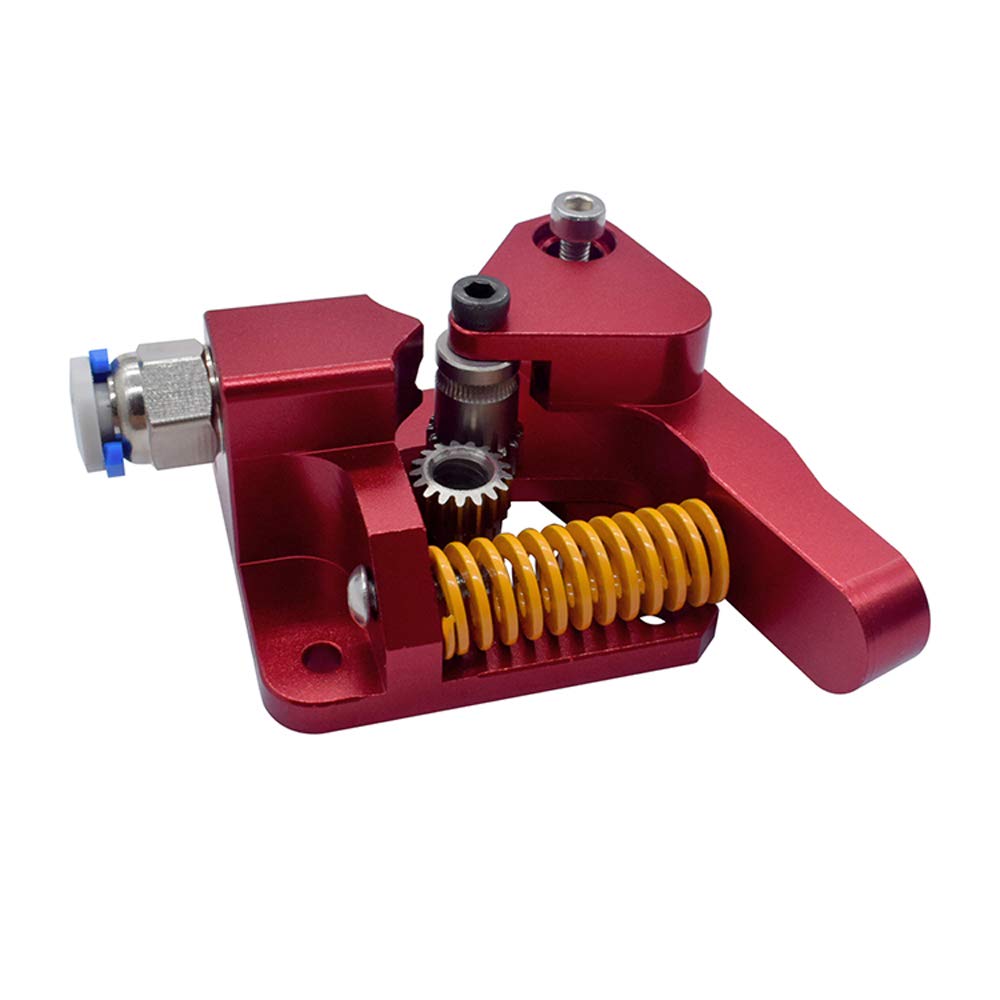 Upgraded Dual Gear Extruder Kit for Creality CR10S Pro, CR10, CR-10 S4/S5, Ender 3, Ender-5 & Tornado 3D Printers - Aluminum MK8 Metal Bowden Extruder Replacement - Perfect for High-Precision 3D Printing & DIY Projects