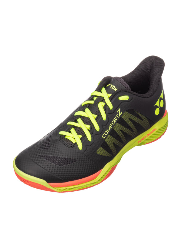 Yonex Power Cushion Comfort Z3 Men's Badminton Shoes - Lightweight Cushioned Indoor Court Shoes for Badminton & Squash - Black