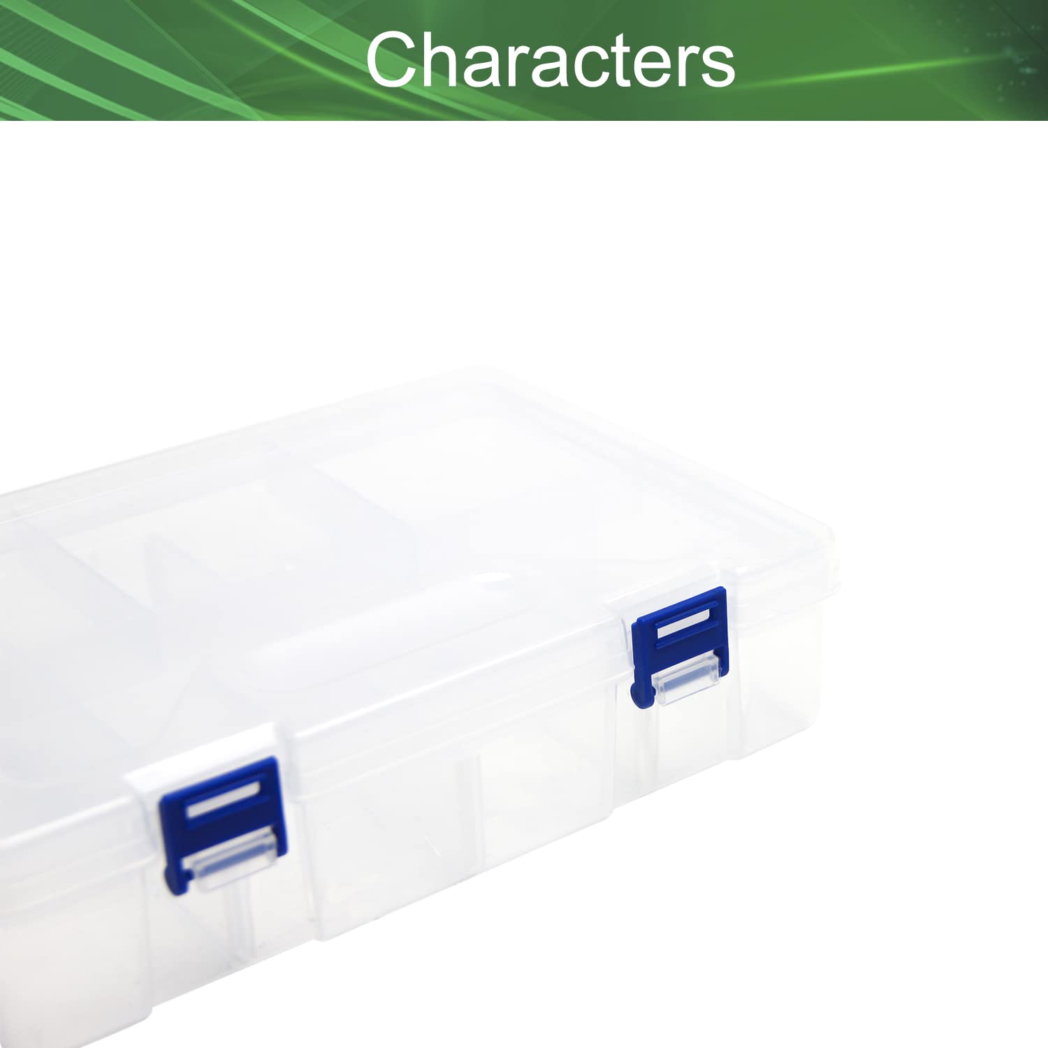 Yinpecly Transparent Plastic Storage Box for Electronic Components - 9.06