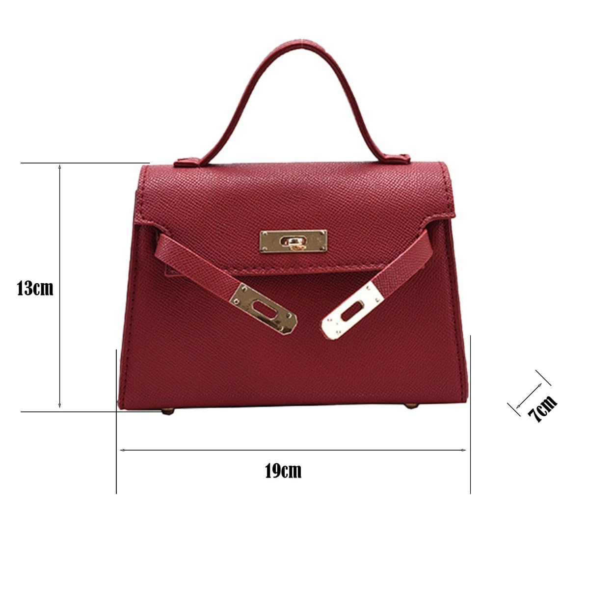 Stylish Women's Crossbody Bag with Detachable Strap - Fashionable Top Handle Satchel Purse for Work, Travel & Everyday Use | Trendy Designer Handbag