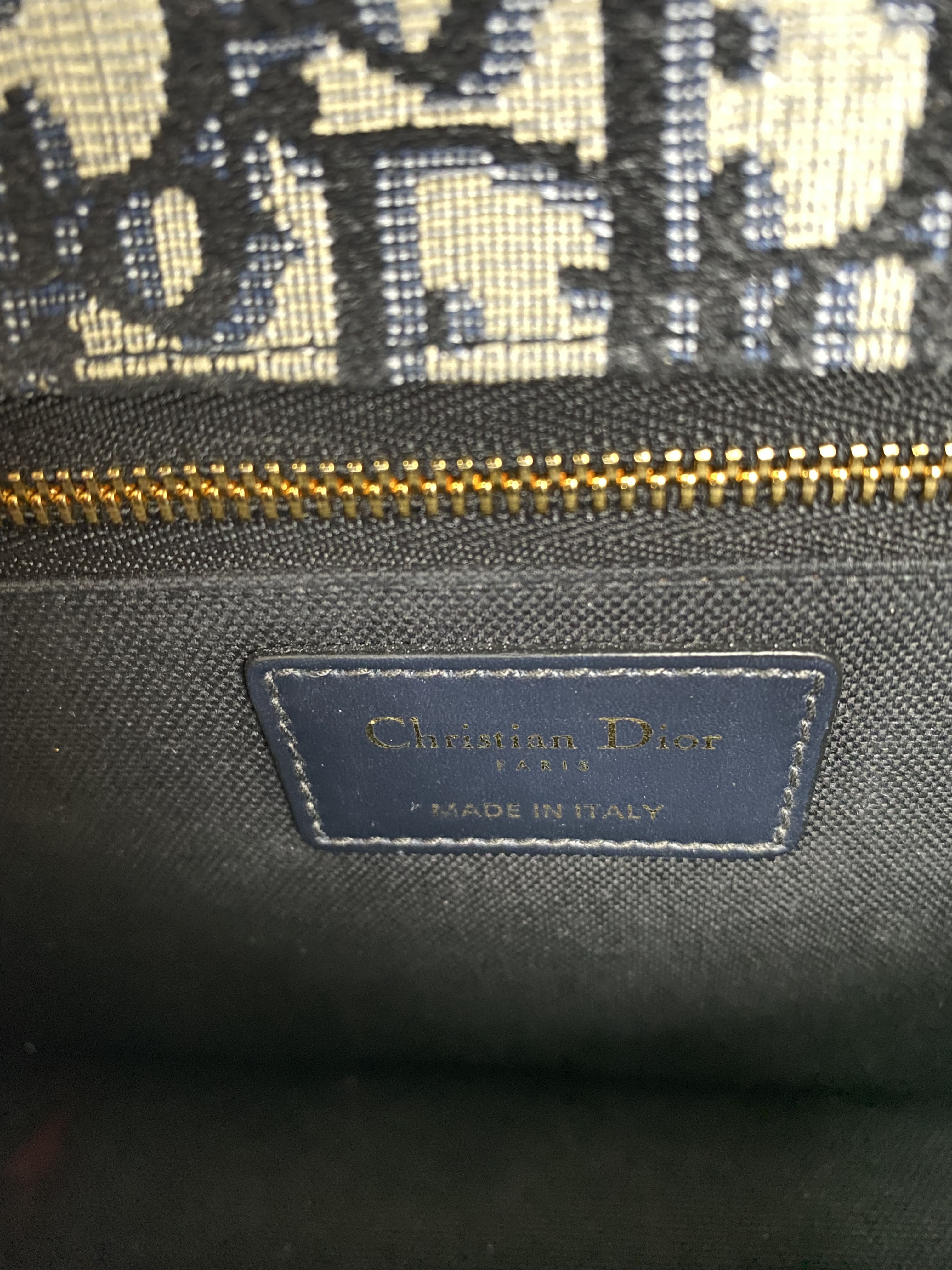 Dior Blue Oblique Jacquard 30 Montaigne Bag - Luxury Designer Handbag for Women | Perfect for Work, Travel & Special Occasions