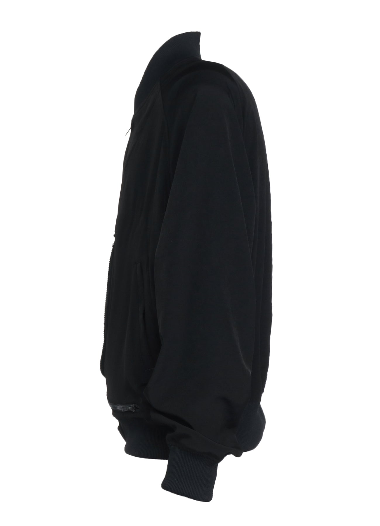 Stylish Crepe de Chine Blouson with Gusseted Zippered Pockets | Women's Fashion Jacket for Work & Casual Outfits