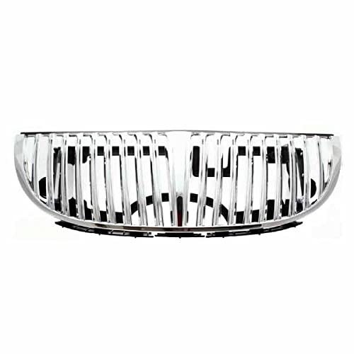 1998-2002 Lincoln Town Car (Non-STS) Chrome Front Bumper Grille Assembly - Replacement Part for Luxury Sedan, Car Show Upgrade & Street Style Enhancement