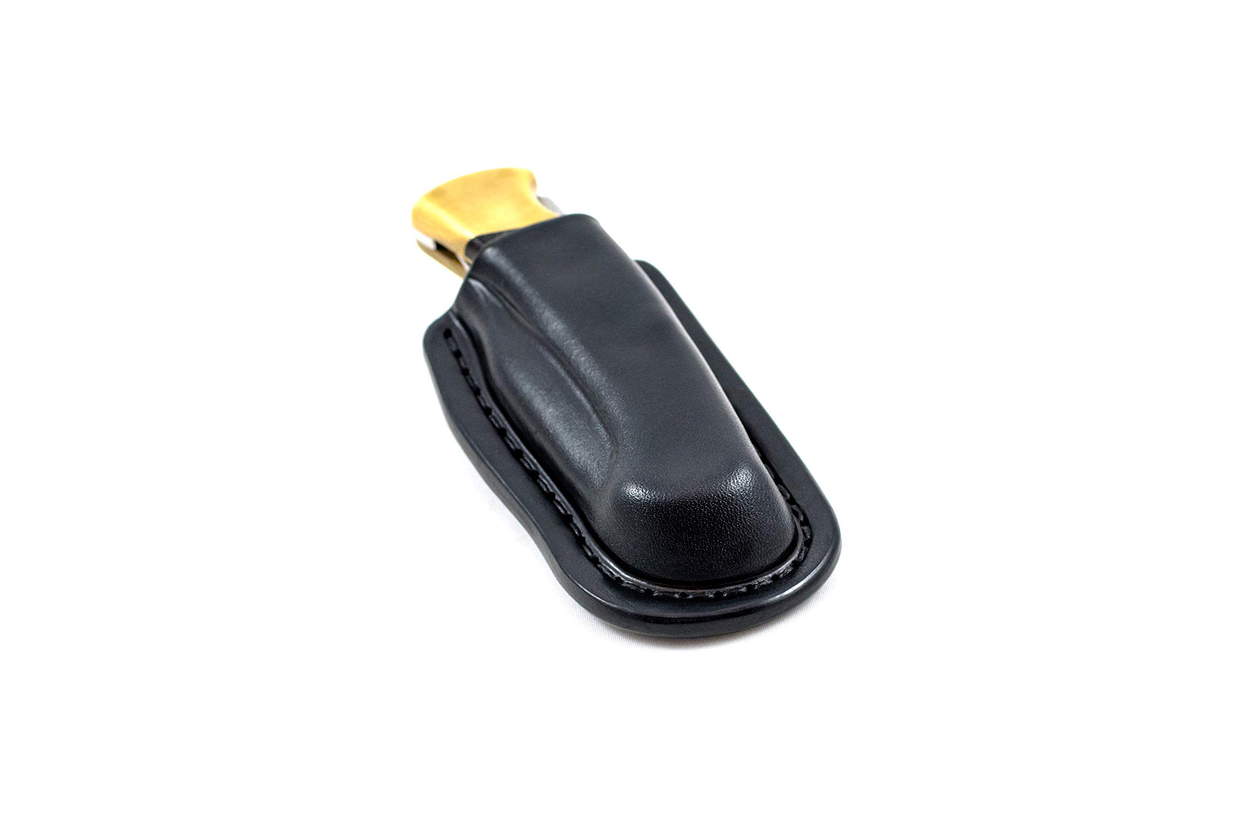 Custom Leather Sheath for Buck 112 Ranger Knife - Vertical Carry Belt Loop Pouch | EDC Pocket Knife Case | Perfect for Hunting, Camping & Outdoor Adventures