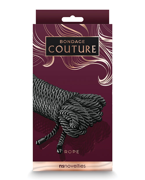 Premium Black Bondage Rope for BDSM - Soft & Durable Restraint Kit for Couples Play, Shibari, and Sensual Bondage Scenes