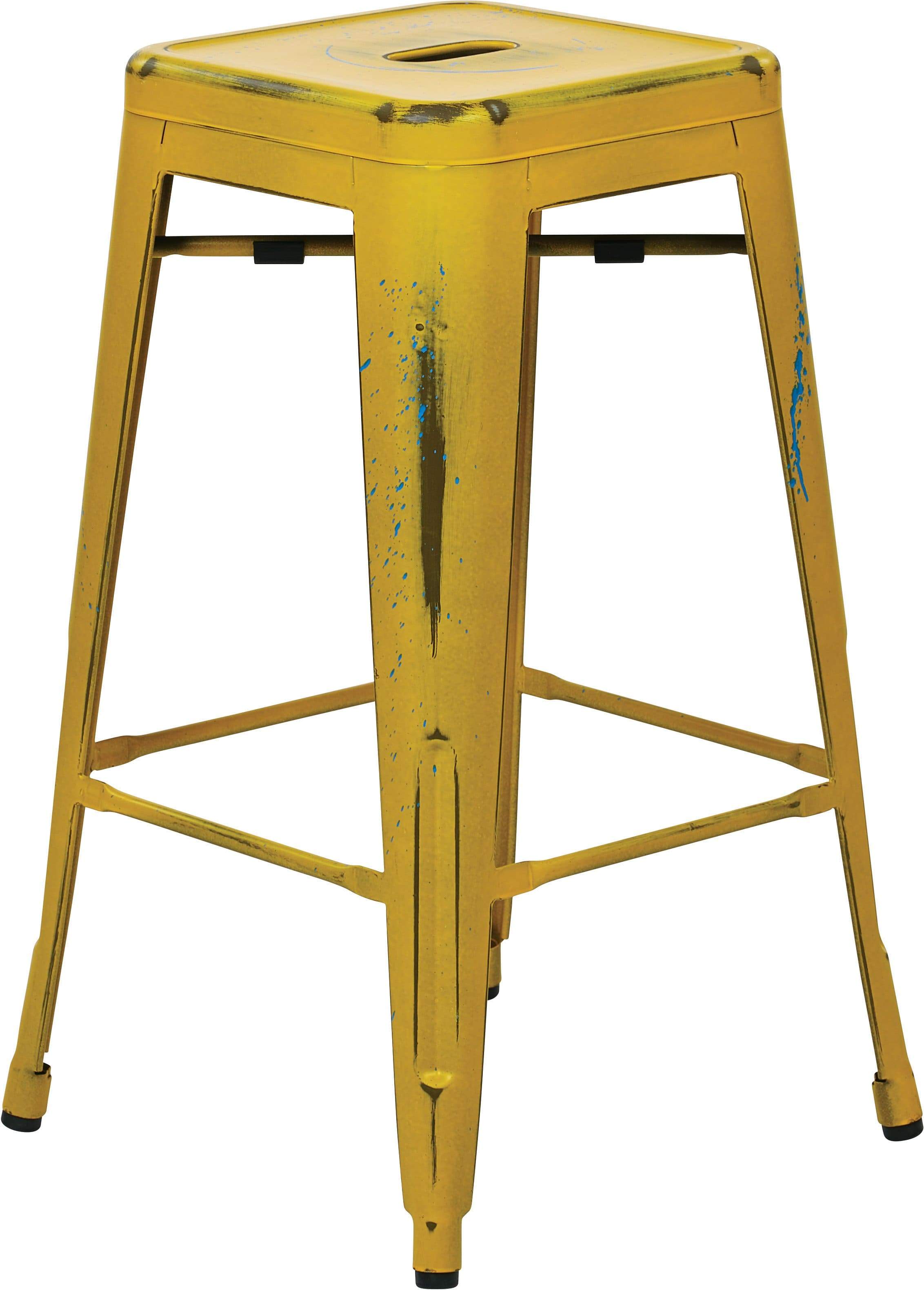 Antique Yellow with Blue Specks