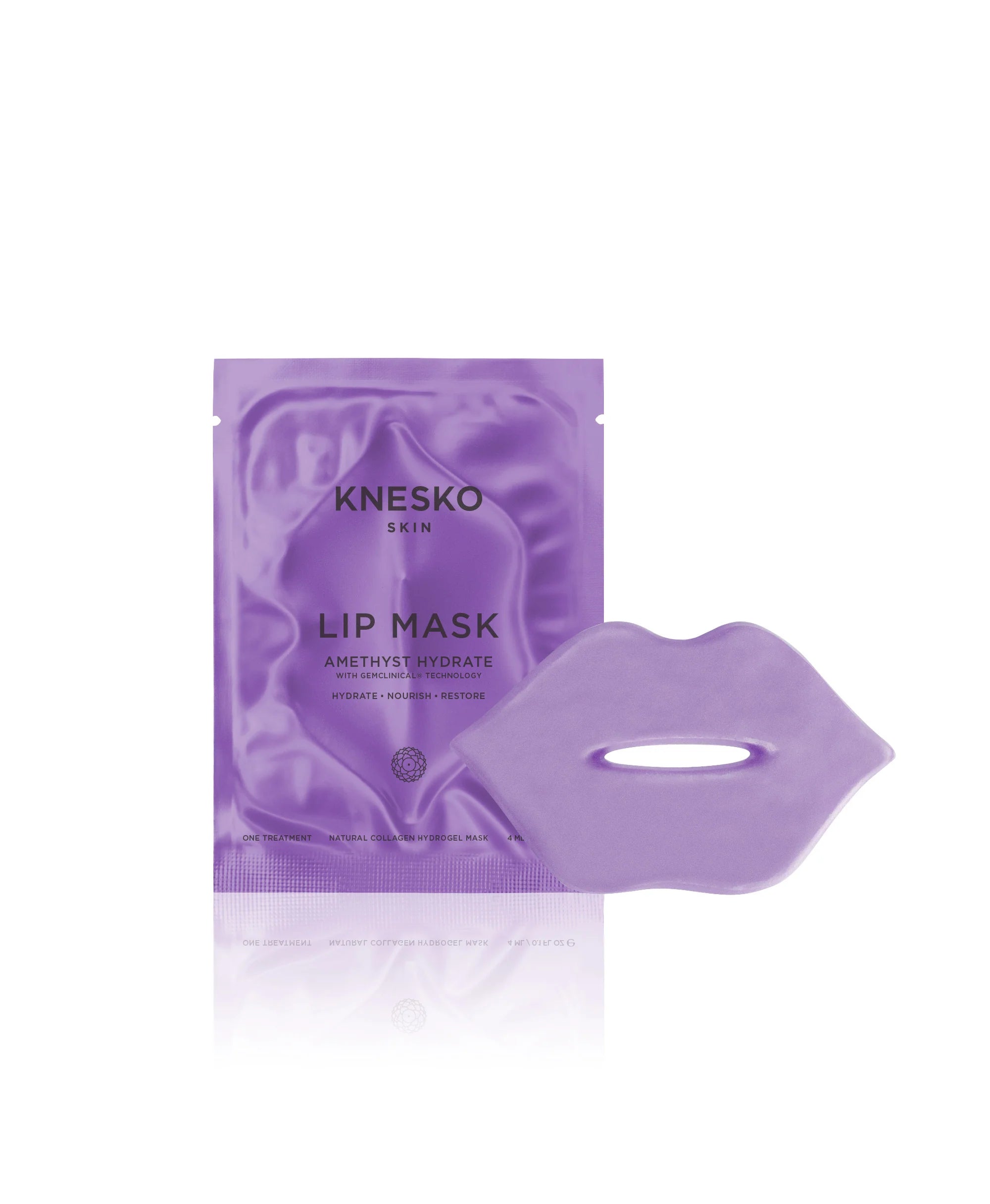 KNESKO Amethyst Hydrate Lip Mask - Hydrating & Plumping Lip Treatment for Dry Lips | Perfect for Night Care & Winter Lip Care Routine