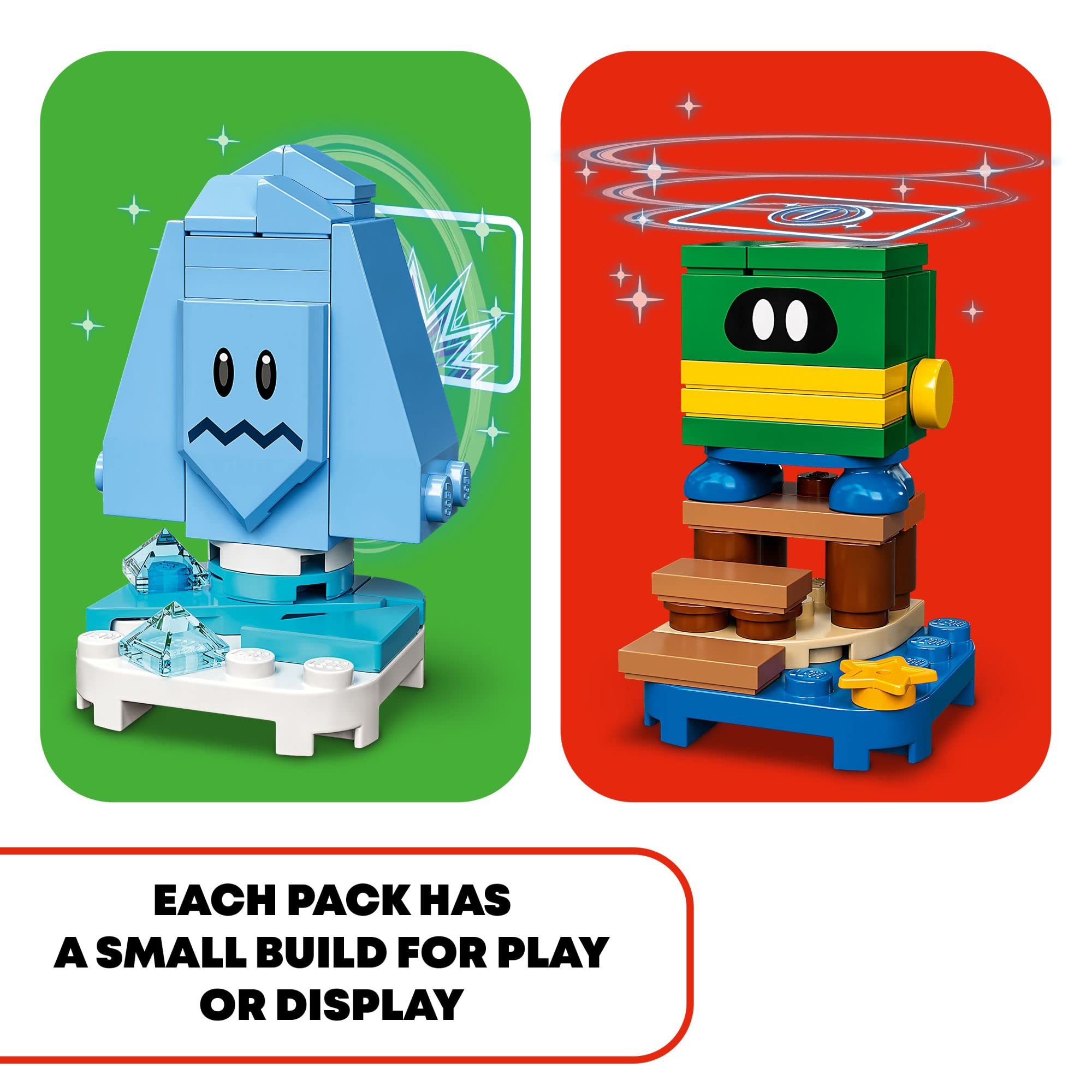 **LEGO Super Mario Character Packs – Series 4 71402 Building Kit | Collectible Toy Gift for Kids Ages 6+ | Compatible with Starter Course Playsets (71360 & 71387) | Interactive Play for Creative Fun at Home or Parties**