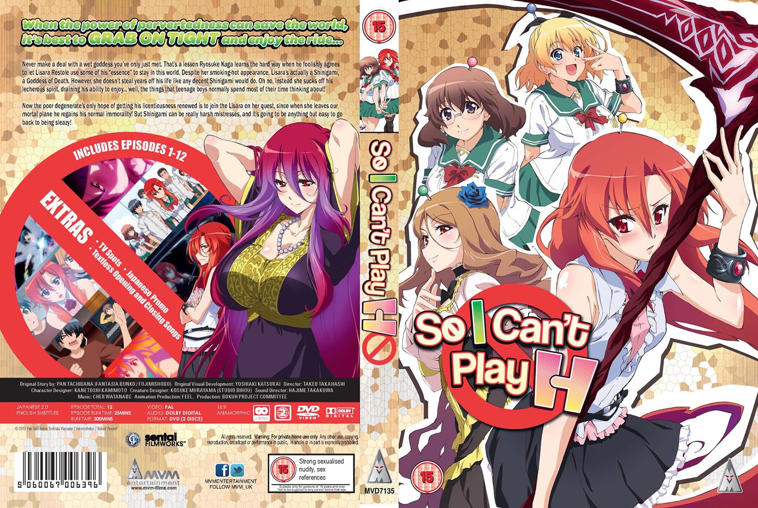 So I Can't Play H Collection [DVD] - Anime Comedy Series for Adults, Perfect for Home Entertainment & Relaxation
