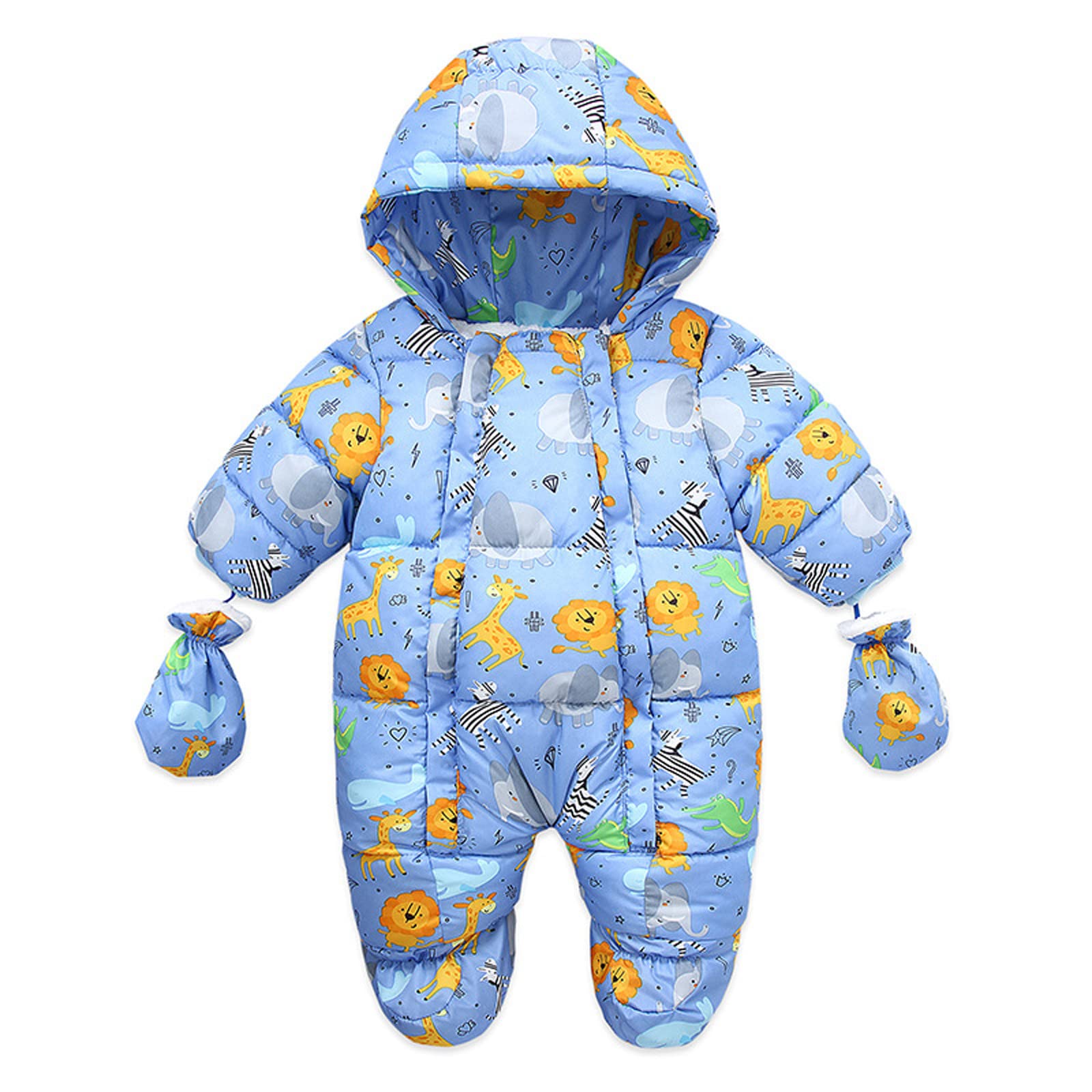 Warm Winter Snowsuit for Baby Girls & Boys - Insulated Toddler Jacket with Zipper, Waterproof Snow Pants for Kids | Perfect for Outdoor Play & Cold Weather Activities