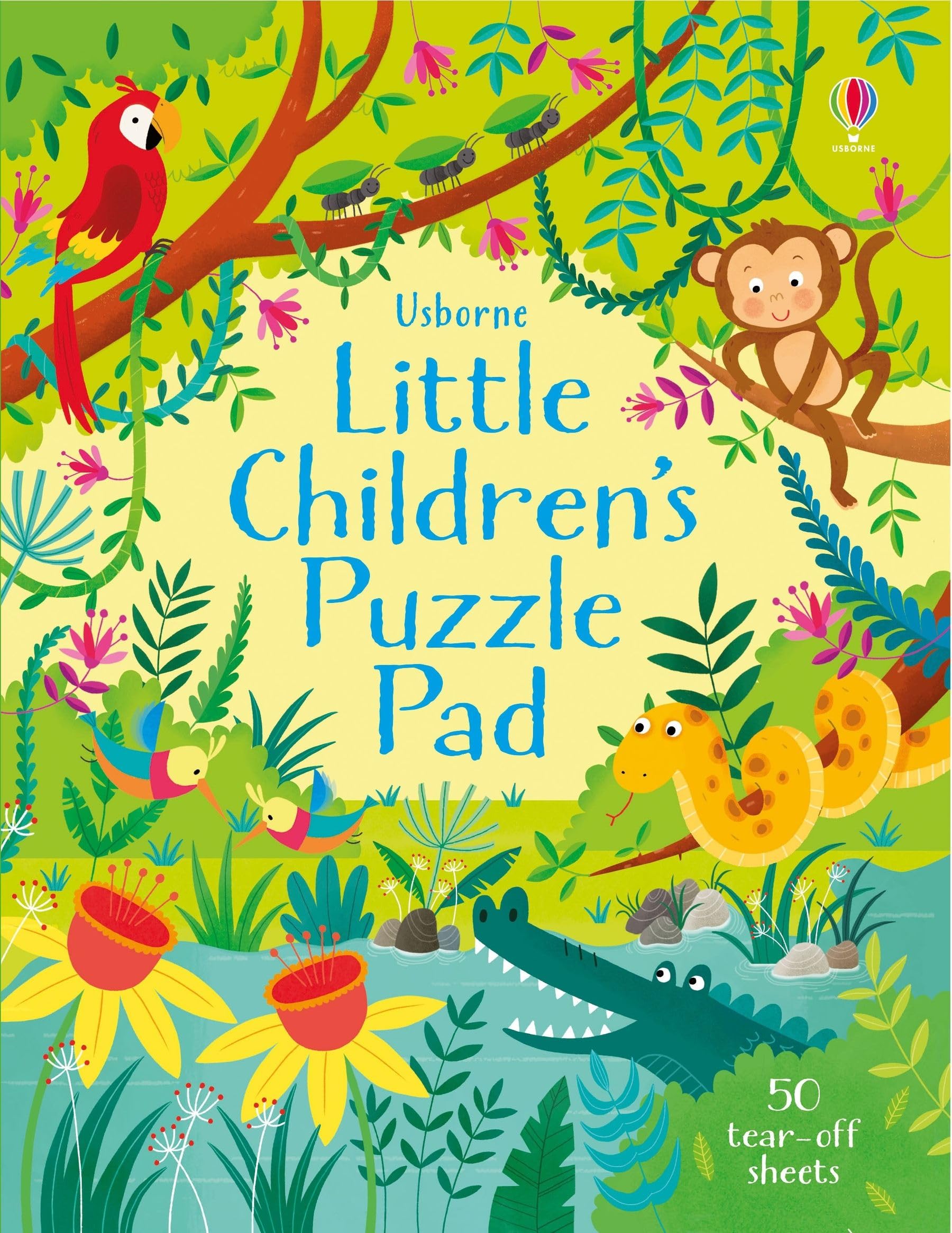 Kids Puzzle Pad - Fun & Educational Activity Book for Toddlers & Preschoolers | Perfect for Travel, Home Learning & Quiet Playtime