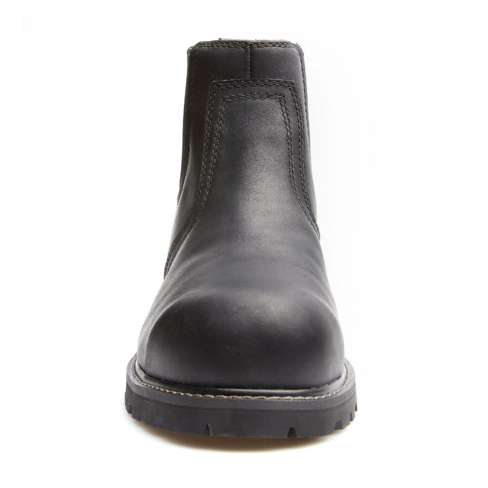 Kodiak McKinney Chelsea Men's 6 Inch Composite Toe Pull-On Work Boots - Black (KD0A4TCYBLK) | Slip Resistant & Comfortable for Construction, Warehouse & Outdoor Work