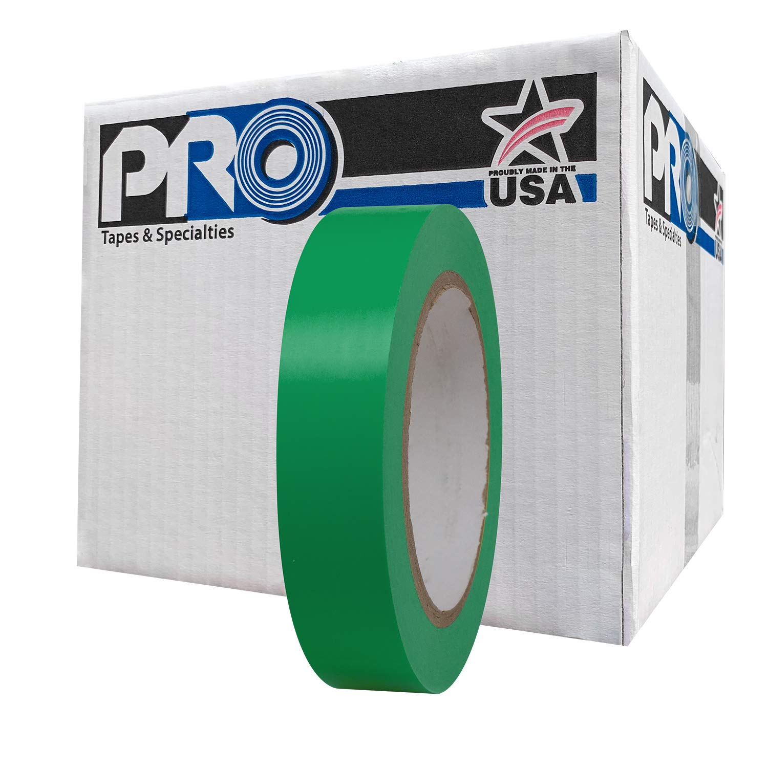 Premium ProTapes Pro 50 Vinyl Safety Marking & Dance Floor Splicing Tape - 6 mil Thick, 36 yds x 1