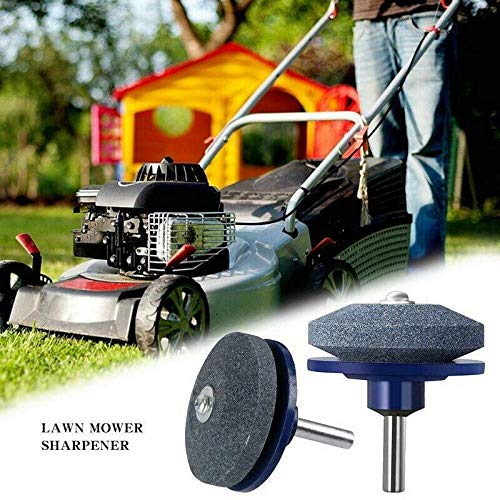 1PC Universal Lawn Mower Blade Sharpener - Fast Rotary Drill Grinding Tool for Lawnmower Blades & Car Accessories | Perfect for DIY Lawn Care & Garden Maintenance