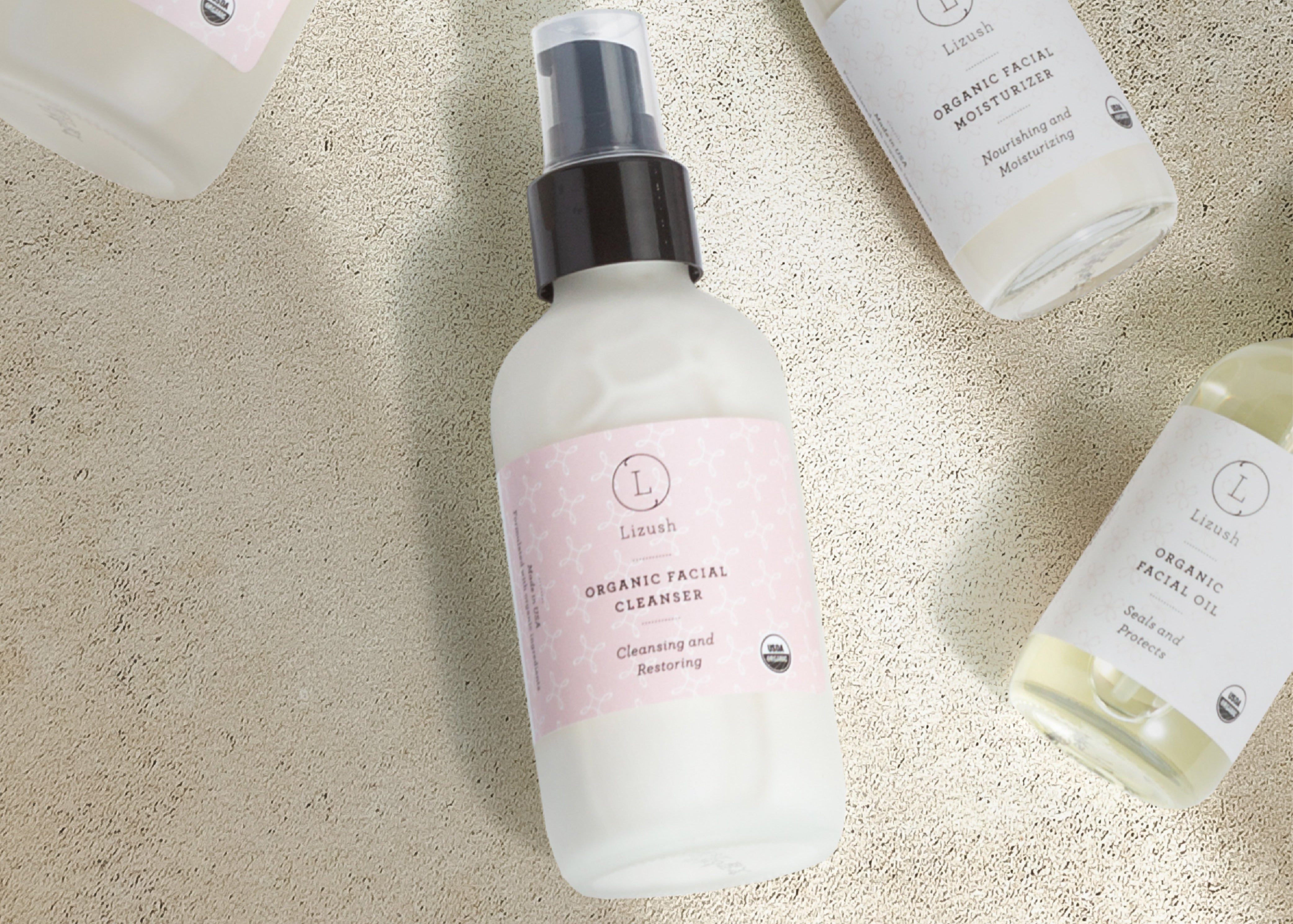 Organic Facial Cleanser for Sensitive Skin - Gentle Cleansing & Restoring Formula - Hydrating & Nourishing Daily Face Wash for Women & Men - Perfect for Morning & Night Skincare Routine