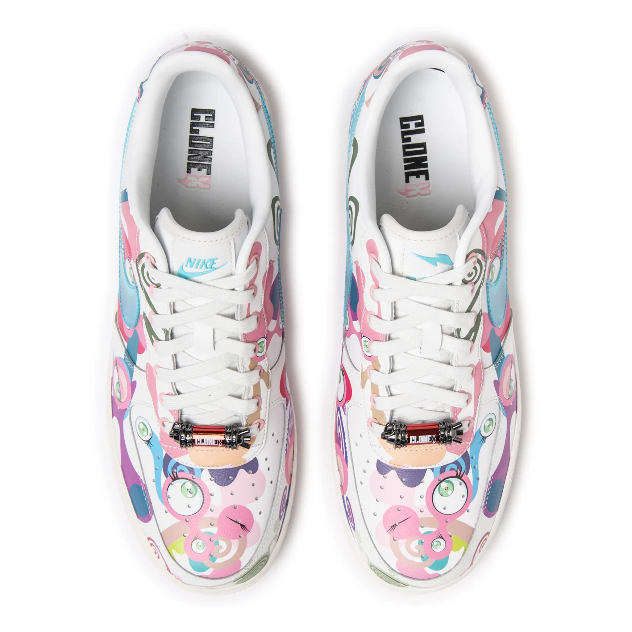 RTFKT x Takashi Murakami x Nike Air Force 1 Low 'Murakami DNA' Sneakers - Limited Edition Collectible Streetwear for Sneakerheads & Fashion Enthusiasts | Perfect for Urban Street Style & Sneaker Collection Displays