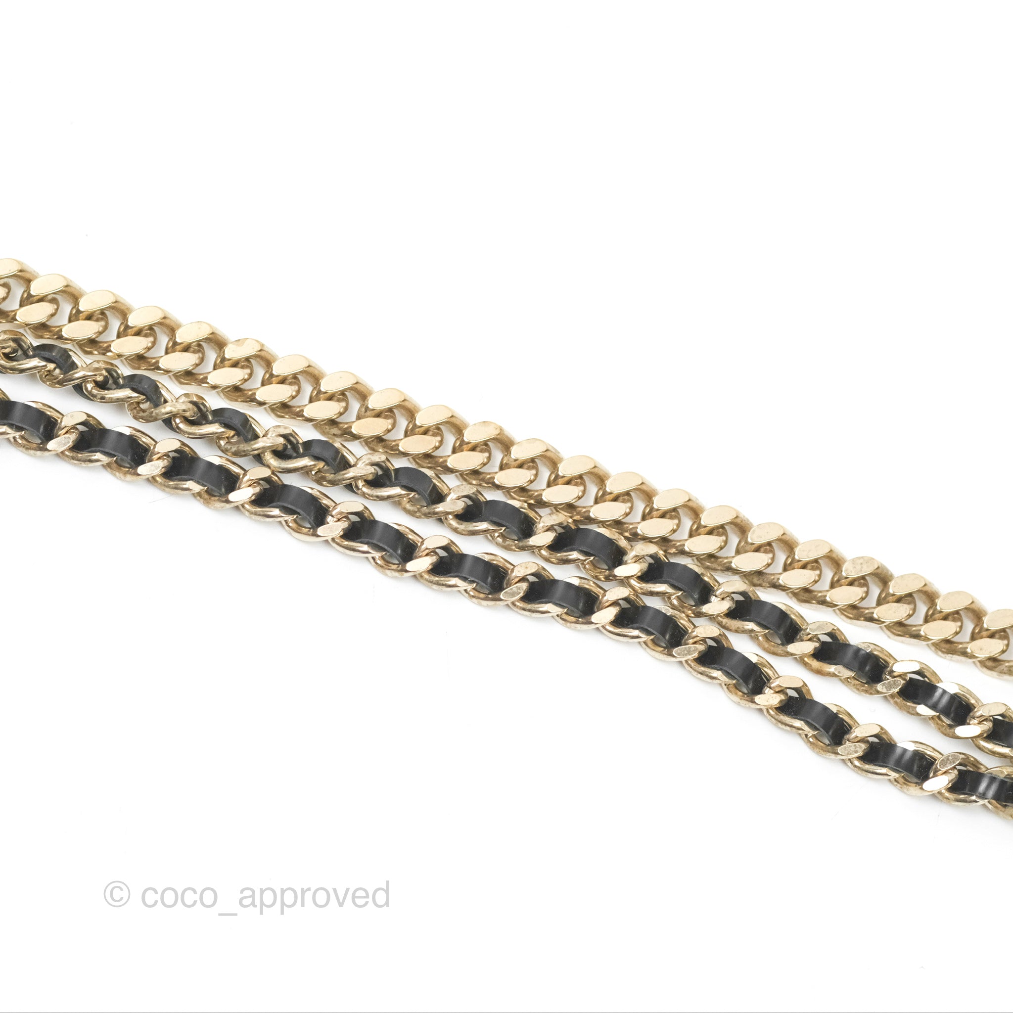 Chanel CC Woven Chain Belt with Gold Hardware - Luxury Fashion Accessory for Women | Perfect for Parties, Weddings & Evening Events