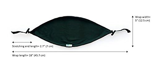 Eye Eco Tranquileyes XL Advanced Warm Compress - Dark Eye Mask for Dry & Irritated Eyes Relief | Soft Comfort Sleep Aid | Microwavable Beads & Self-Heating Instant Warmth - Blue | Perfect for Nighttime Relaxation, Travel & Stress Relief