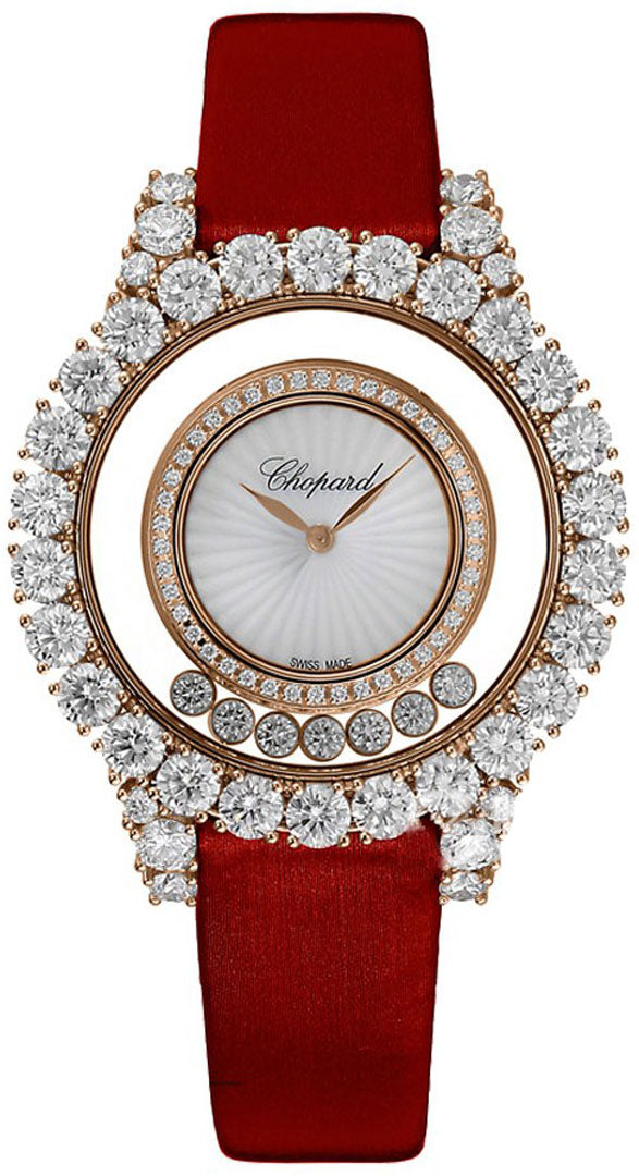 Chopard Happy Diamonds 18K Rose Gold & Diamond Ladies Watch - Luxury Swiss Timepiece for Women, Elegant Dress Watch for Special Occasions & Formal Events