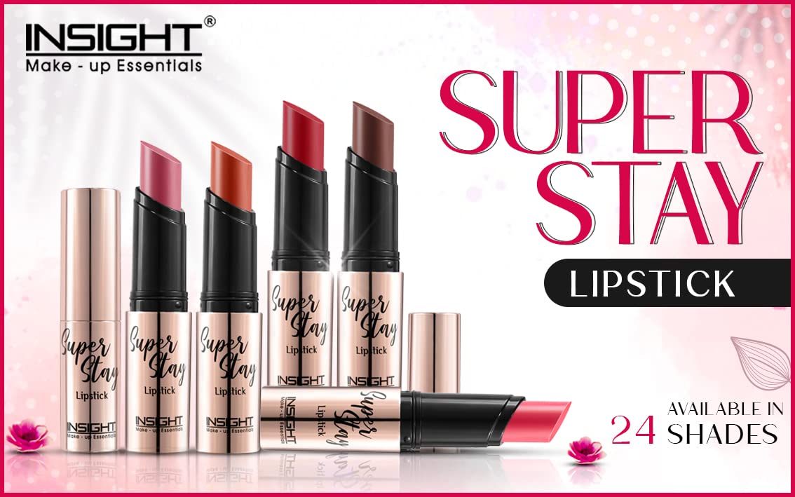 INSIGHT COSMETICS SUPER STAY LIPSTICK - Valentina Shade | Long Lasting Matte Liquid Lipstick | Waterproof & Transfer Proof | Perfect for Date Night, Parties & Everyday Wear