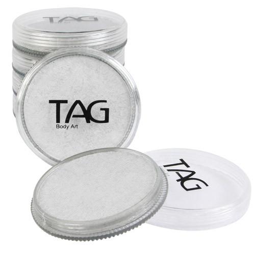 Professional TAG Pearl White Face Paint - Waterproof & Hypoallergenic for Halloween, Cosplay & Theater Makeup | Safe for Kids & Adults