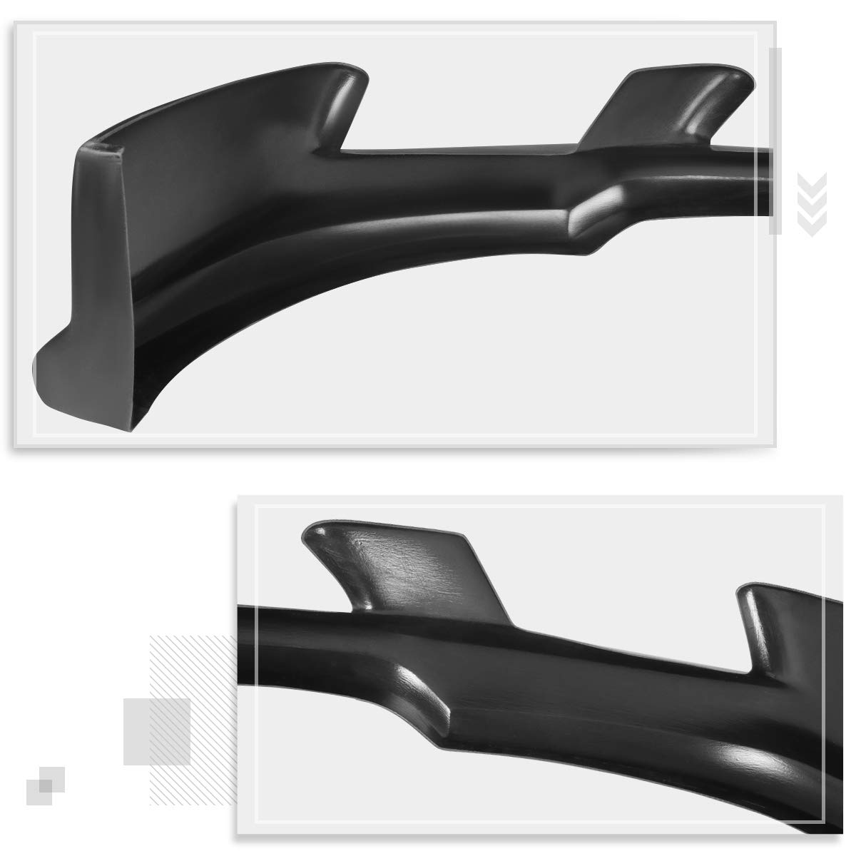 ABS Front Bumper Lip Chin Spoiler Wing Body Kit for 2011-2014 Dodge Charger | Aggressive Style & Improved Aerodynamics | Perfect for Street Racing & Car Shows