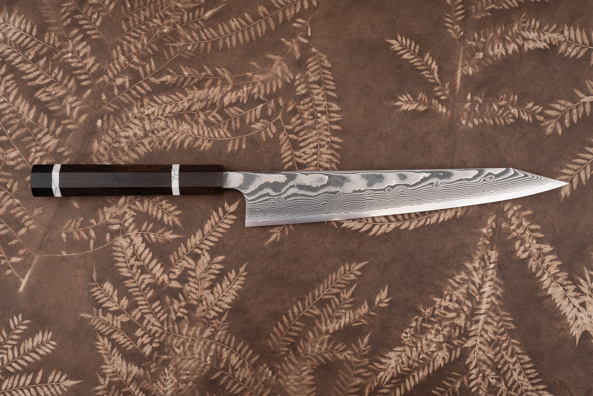 Premium Tetsuhiro SG2 Damascus Kiritsuke Sujihiki Knife 240mm - Japanese Chef Knife for Slicing Meat, Sushi & Precision Cutting - Perfect for Professional Chefs & Home Cooking Enthusiasts