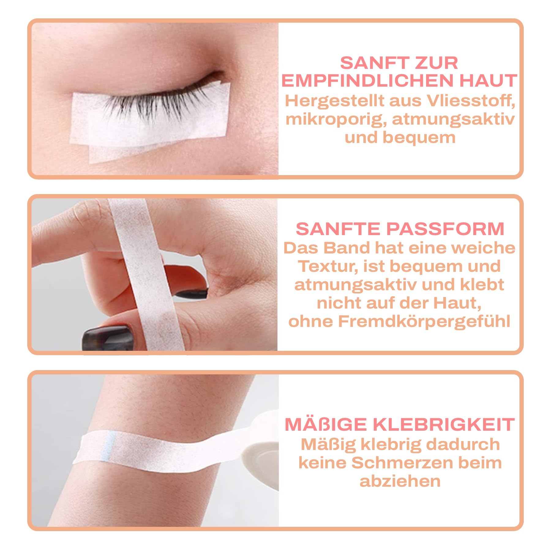 3M Microporous Tape for Eyelash Extensions - Gentle Adhesive Strips for Professional & DIY Lash Application - Perfect for Salon, Home Use & Beauty Enthusiasts