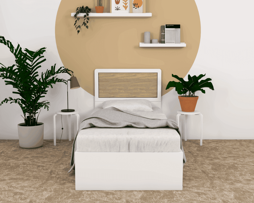 Hagel Wooden Drawer Bed Frame with Storage - Queen Size Platform Bed with Underbed Drawers for Bedroom, Guest Room & Small Space Furniture