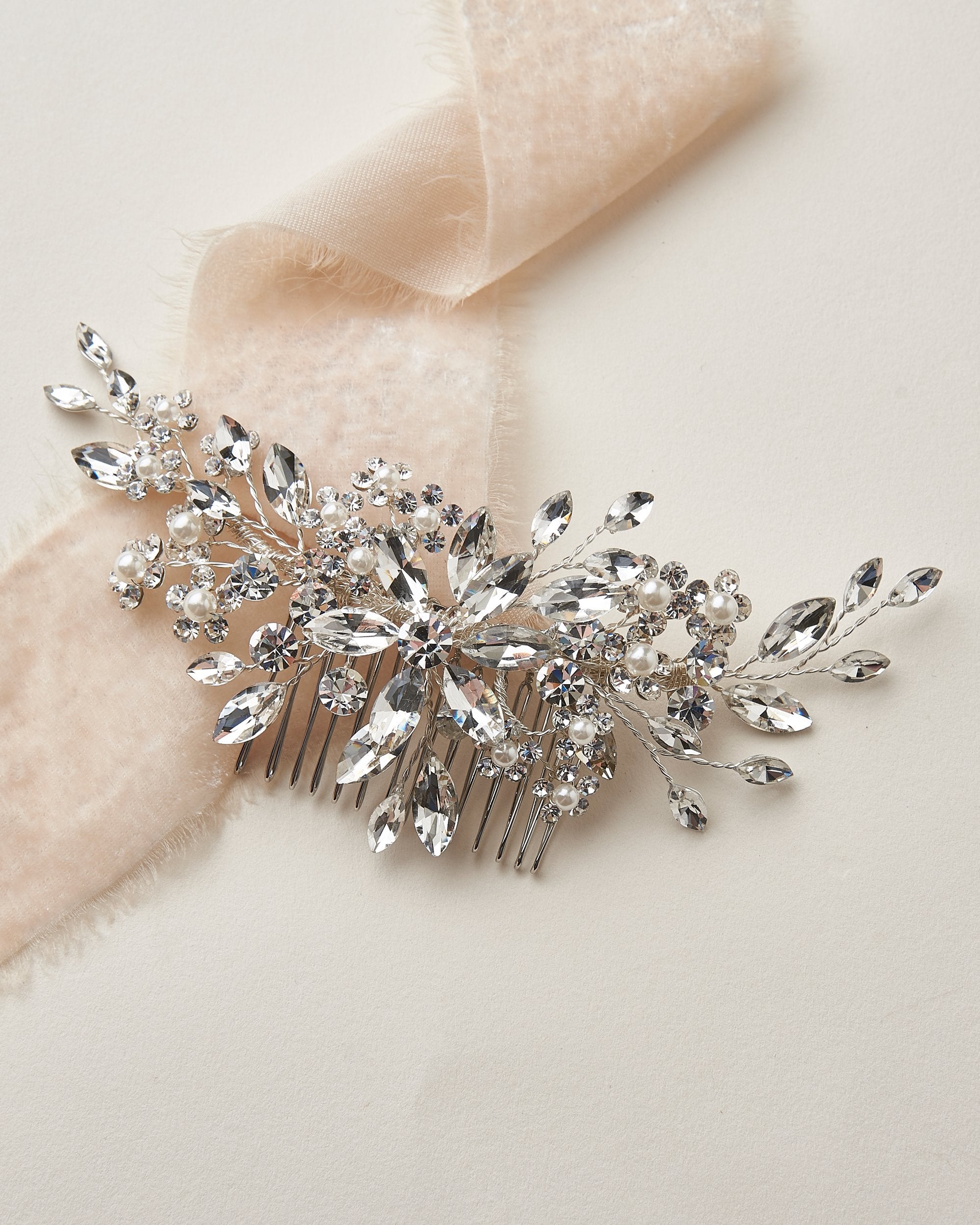 Stella Bridal Comb - Elegant Rhinestone Wedding Hair Accessory for Brides, Bridesmaids & Prom - Perfect for Weddings, Proms & Special Occasions