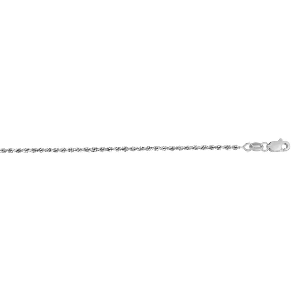 14K Gold 1.4mm Diamond Cut Royal Rope Chain Necklace for Women - Elegant Jewelry Gift for Anniversary, Birthday & Special Occasions