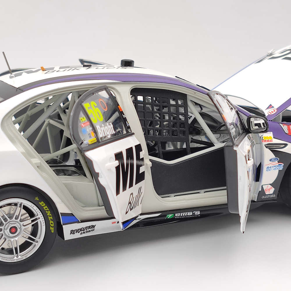 Authentic 1/18 Scale Tickford Racing Jason Bright #56 Ford FGX Falcon 2017 Clipsal 500 Diecast Model Car - Collectible Gift for Racing Fans, Display & Home Decor