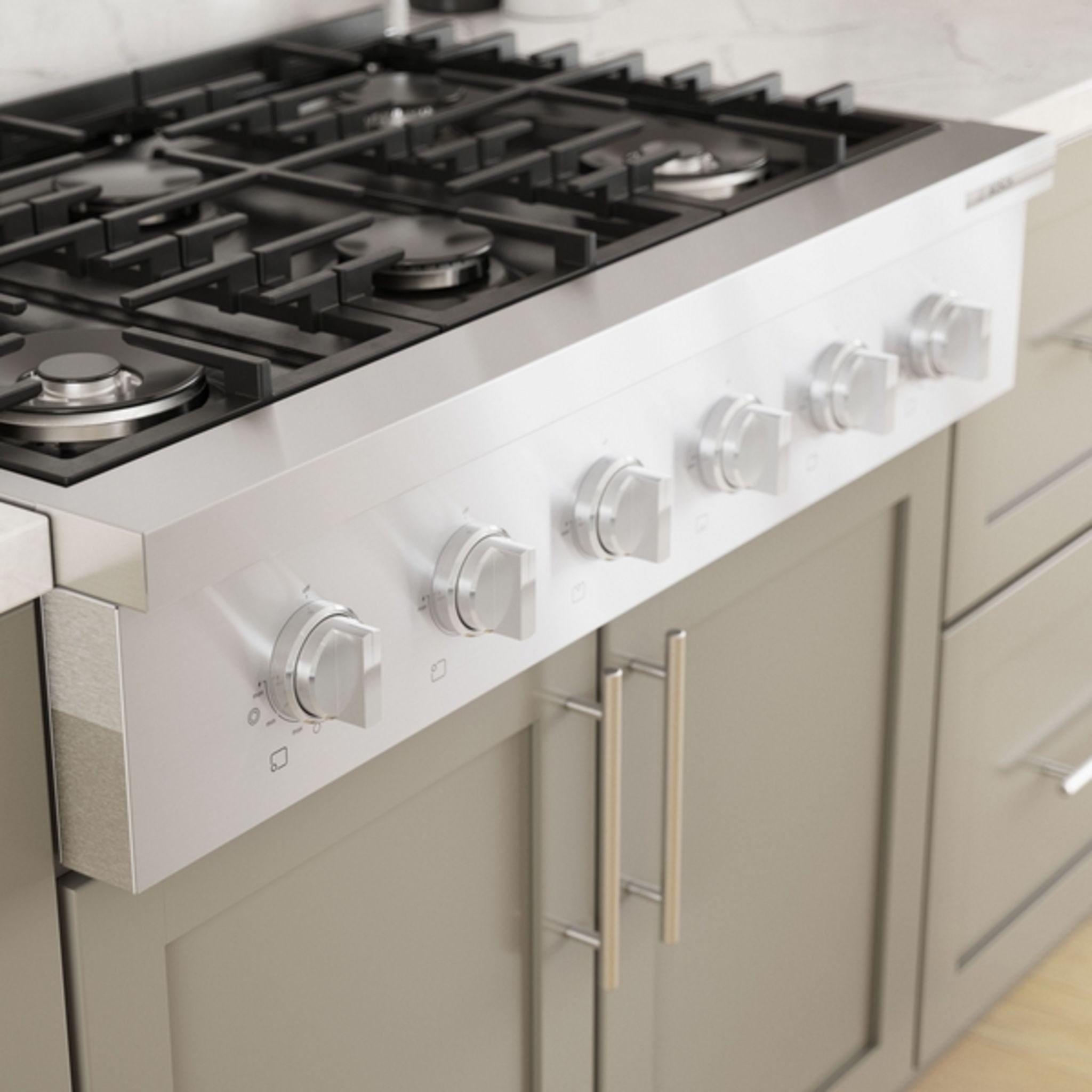 Bosch 36-Inch Gas Cooktop (RGM8658UC) - Stainless Steel Professional Range for Home Kitchen | Perfect for Cooking, Baking & Entertaining