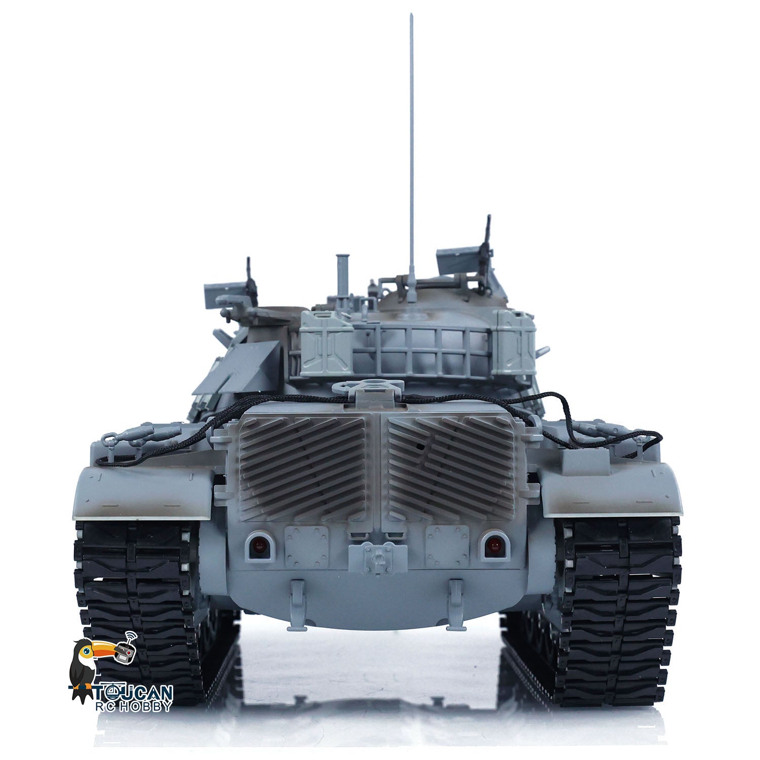 1/16 Scale Tongde Israel RC Panzer Military Model - Remote Controlled Infrared Battle Tank M60W with ERA BB Shooting System | US Stock | Perfect for Military Enthusiasts, Collectors & Outdoor RC Battles