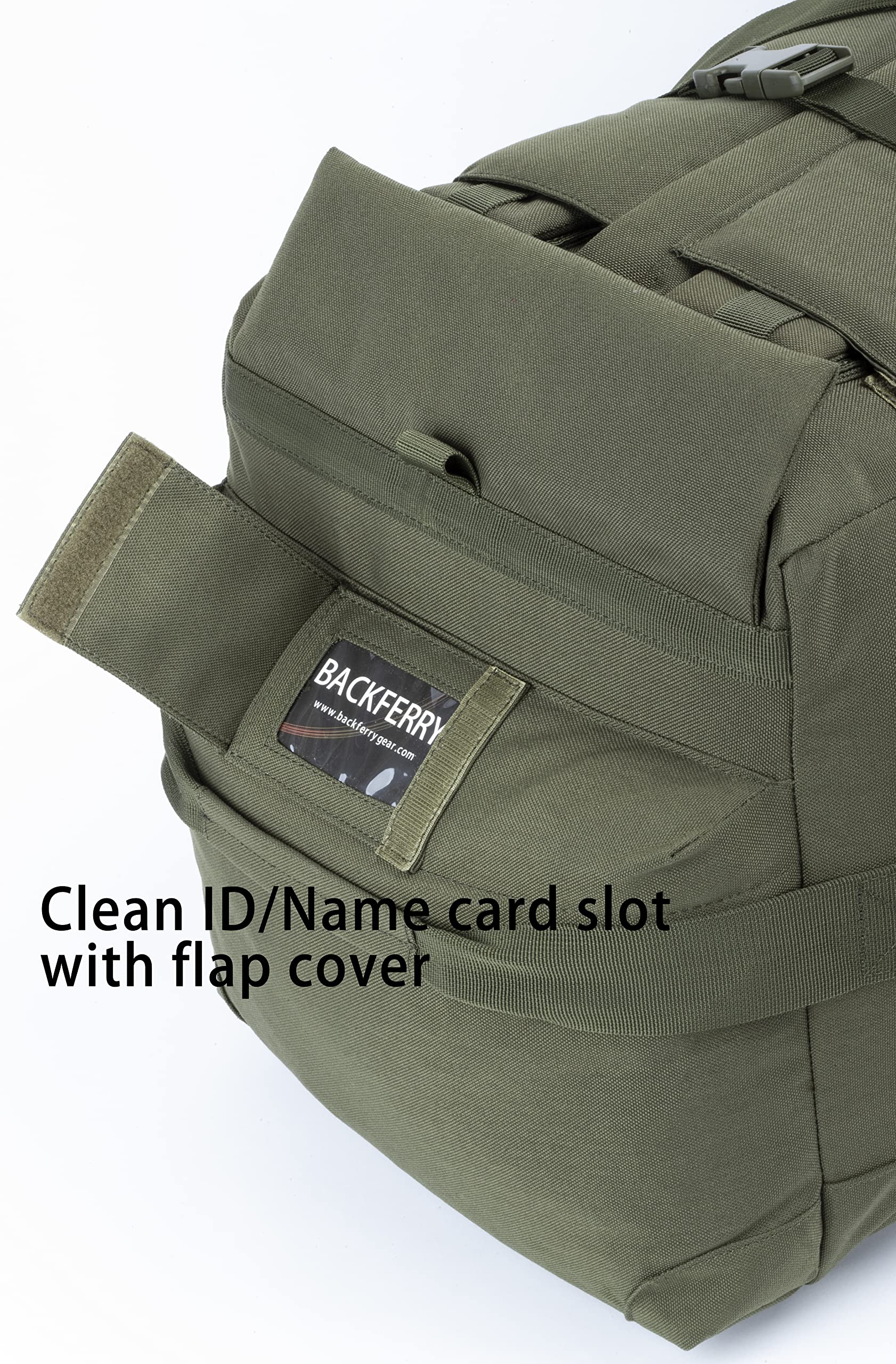 Backferry 85L Large Military Duffle Bag Backpack - Tactical Field Gear Equipment for Army Deployment, Olive Drab - Perfect for Camping, Hiking, Travel & Outdoor Adventures