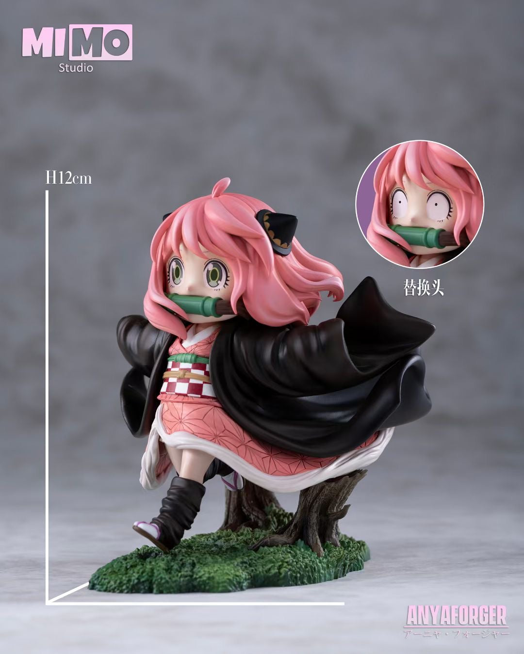 Mimo Studio Anya Cosplay Kamado Nezuko Costume - Demon Slayer Anime Outfit for Halloween, Comic Con & Cosplay Events
