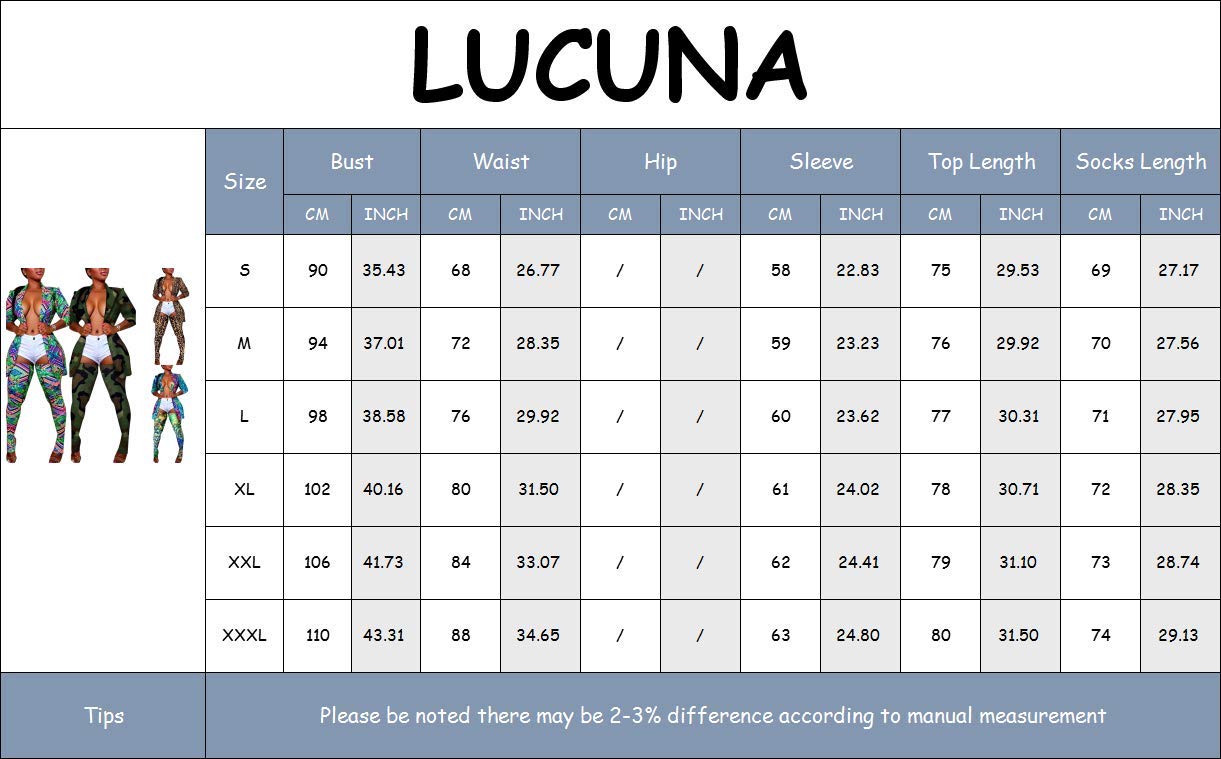 Lucuna Women's Sexy 2-Piece Club Outfit - Open Front Blazer & Bodycon Pants with Long Stockings Set | Party Wear, Night Out, Clubbing, Date Night Outfits for Women