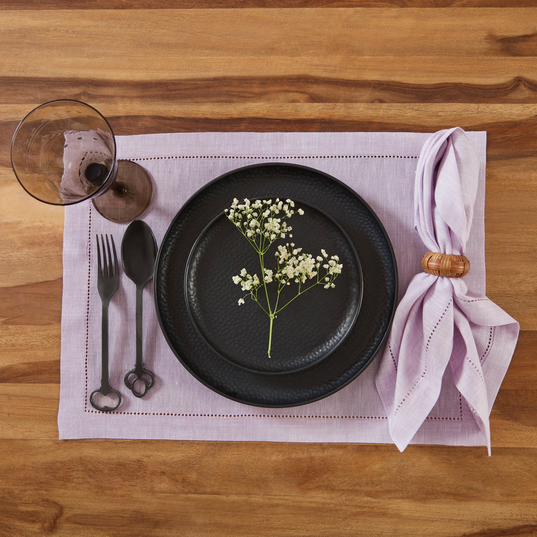 Premium Milan Placemats Set of 4 - Waterproof & Heat-Resistant Table Mats for Dining, Kitchen, and Party Decor - Elegant Home Tableware Accessories
