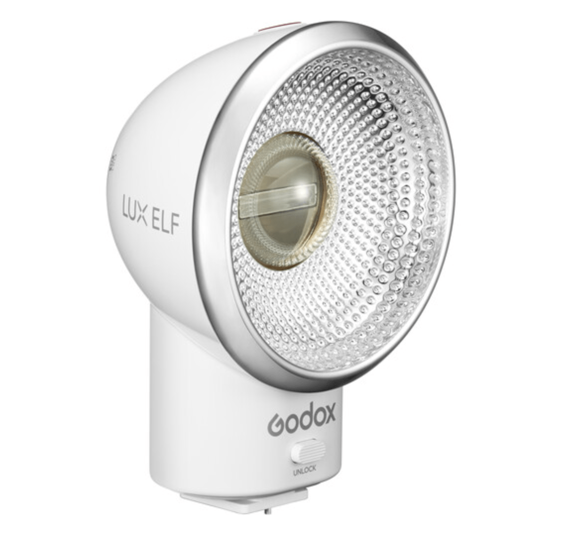 Godox Lux Elf Camera Flash - Portable LED Light for Photography, Vlogging & Content Creation - Perfect for Outdoor, Studio & Travel Shoots