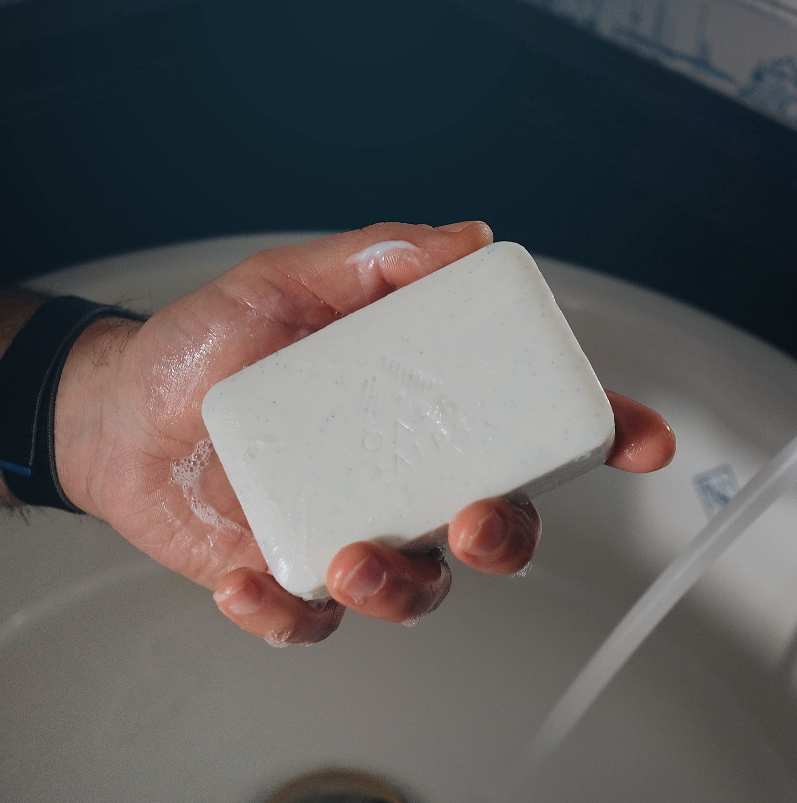 Oars + Alps Superfoliant Exfoliating Bar Soap for Men - Dermatologist Tested, Clean Ingredients, Travel Size (6 Oz) - Deep Cleansing & Exfoliation for Face & Body, Ideal for Gym, Travel & Daily Skincare Routine